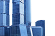 Modern skyscrapers