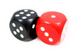 roll a seven with red and black dice