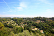 aerial view from the village of Saint-Paul France