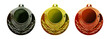 Gold silver and bronze medals