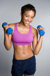 Black Woman Exercising