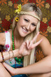 Peace Sign Girl