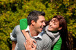 zu zweit couple im park