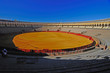 Interior view at Plaza de los toros, Sevilla, Spain