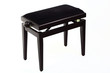 Black piano stool