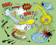 Comic book explosion