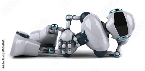 Robot allongé Robot allongé
