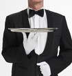 butler diener service tablett