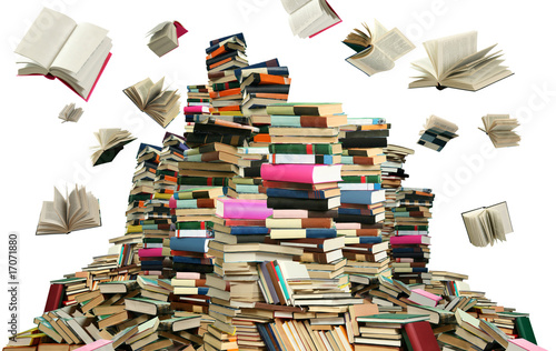 Illustration : Many books Many books
