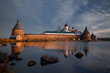 Solovetsky monastery in early morning