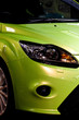 Green sports car