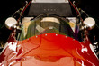 Vintage red racing car