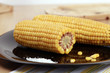 Boiled corn on the cob Boiled corn on the cob