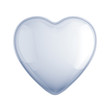 glass heart shape isolated glass heart shape isolated