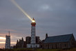 lighthouse illuminated