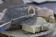 Jewellery making, hand crafting a metal ring