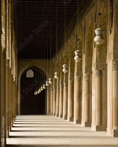 Photo: hanging lanterns in the ibn tulun mosque, cairo hanging lanterns in the ibn tulun mosque, cairo