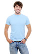 Portrait of smiling happy glad guy