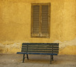 window and bench