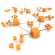 Image : Business network concept