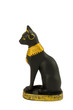 Egypt cat souvenir isolated on white