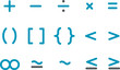 Math Icon Set