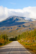 Autumn road in Sweden Autumn road in Sweden