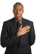 Photo: Business man taking an oath Business man taking an oath