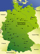 detailed vector map of germany detailed vector map of germany