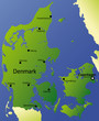detailed vector map of denmark detailed vector map of denmark