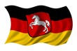 Illustration: Fahne Niedersachsen Fahne Niedersachsen