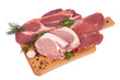 Meat allsorts on board