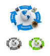 Global Business Flow, three different colors Global Business Flow, three different colors