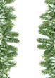 Christmas framework with snow Christmas framework with snow
