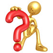 Gold Guy With Question