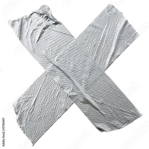 Photo: Crossed Duct Tape Stripes Crossed Duct Tape Stripes