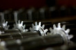 Foto: Gears with shaft low-key Gears with shaft low-key