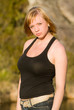 Portrait of a woman outside