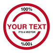 fine vector stamp