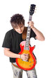 Rocker with electric guitar