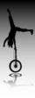 acrobatics vector silhouette