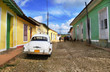 Car in Trinidad street, cuba Car in Trinidad street, cuba
