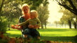 Mutter und Kind im Park 35mm Adapter Mutter und Kind im Park 35mm Adapter