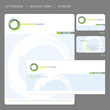 Letterhead, business card and envelop 1
