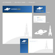 Letterhead, business card and envelop 3