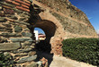 A small gate at the fortification, Thessaloniki, Greece