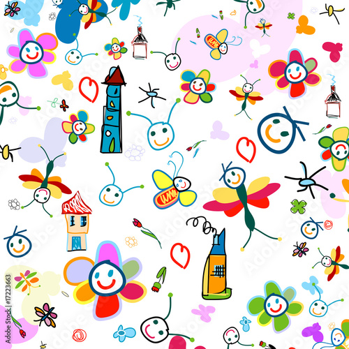 Illustration: background for kids background for kids