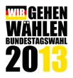 Wir gehen Wählen - Bundestagswahl 2013