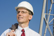 Foto: Ingenieur auf Baustelle Ingenieur auf Baustelle