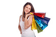 Photo: Young woman happy after shopping Young woman happy after shopping